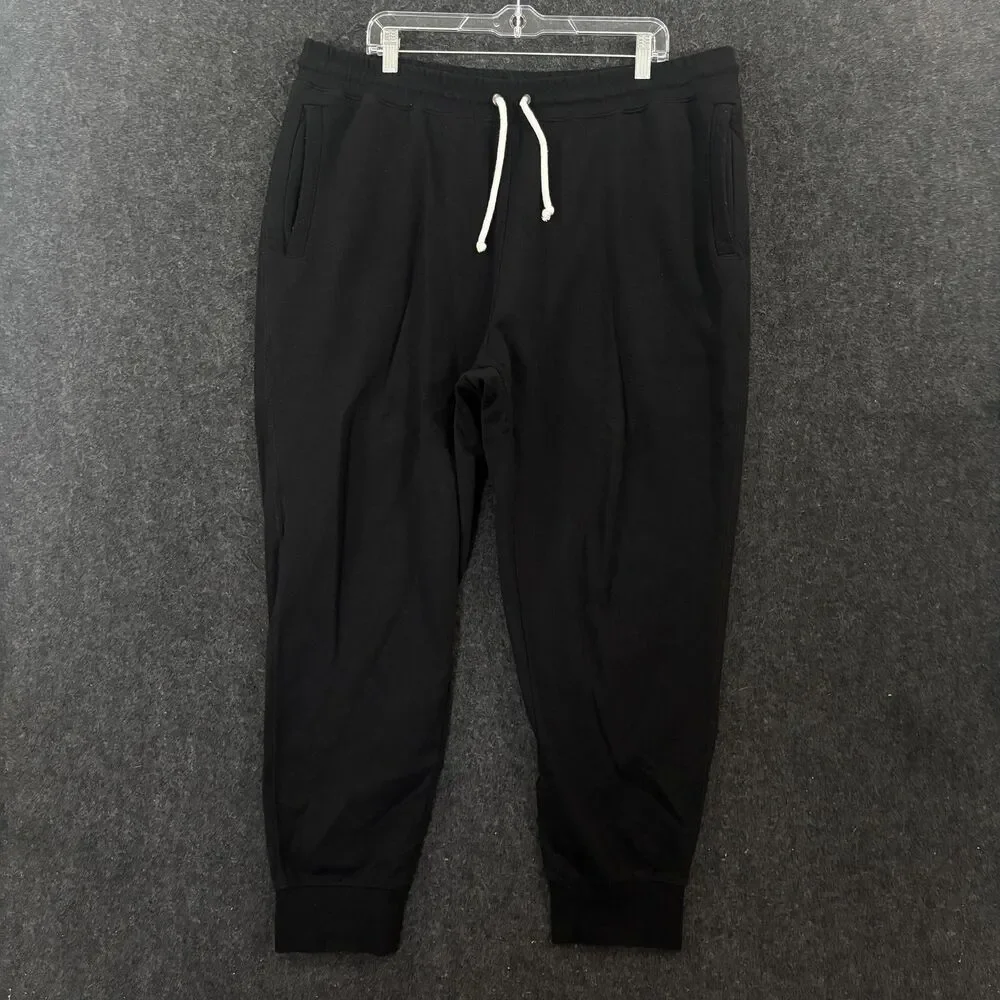 The North Face Heritage Patch Joggers Men's XXL Black Fleece Sweatpants Pants
